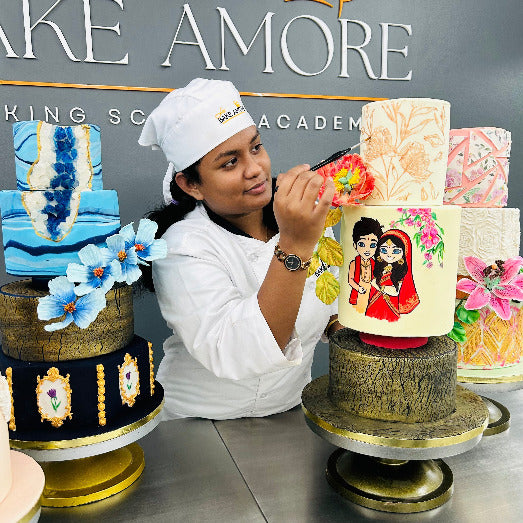 Advanced cake painting training – professional techniques for luxury cake art