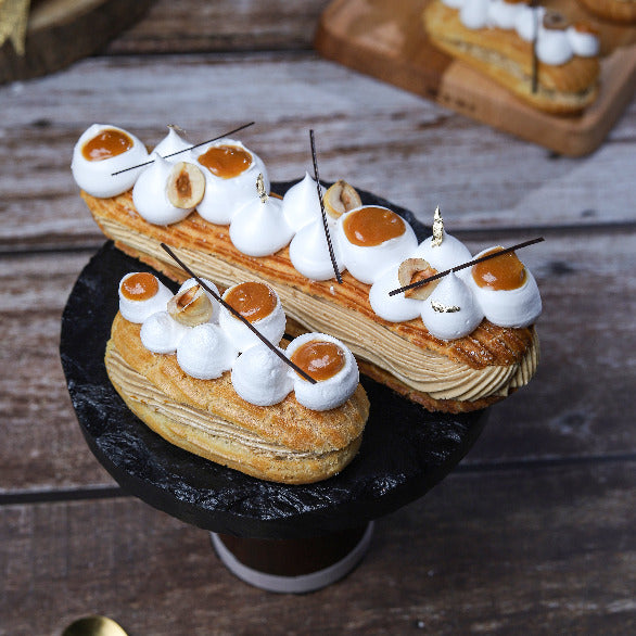 Éclair class – learn choux pastry making, filling, and glazing techniques