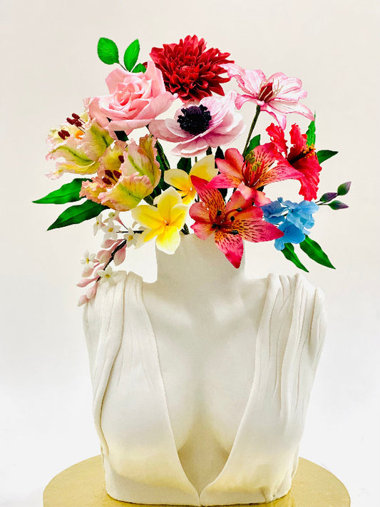 Edible flower decoration course – learn sugar flower making and cake floral designs